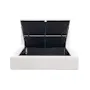 Maine Storage Queen Bed - White Boucle - 7