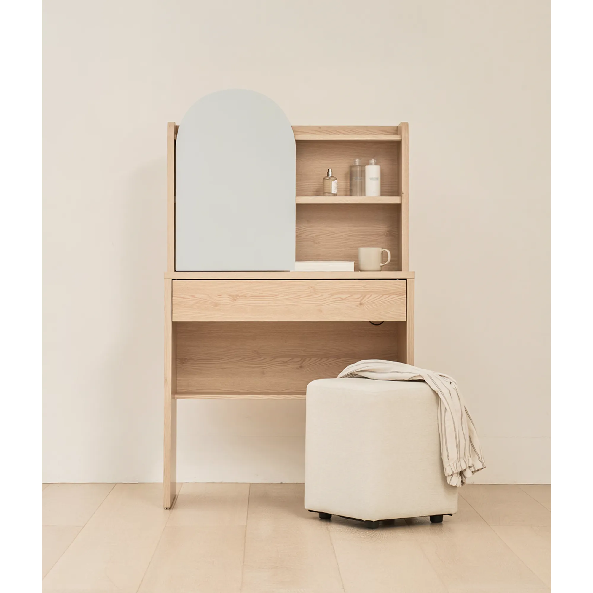 Bonnie Dressing Table 0.8m - White - 17