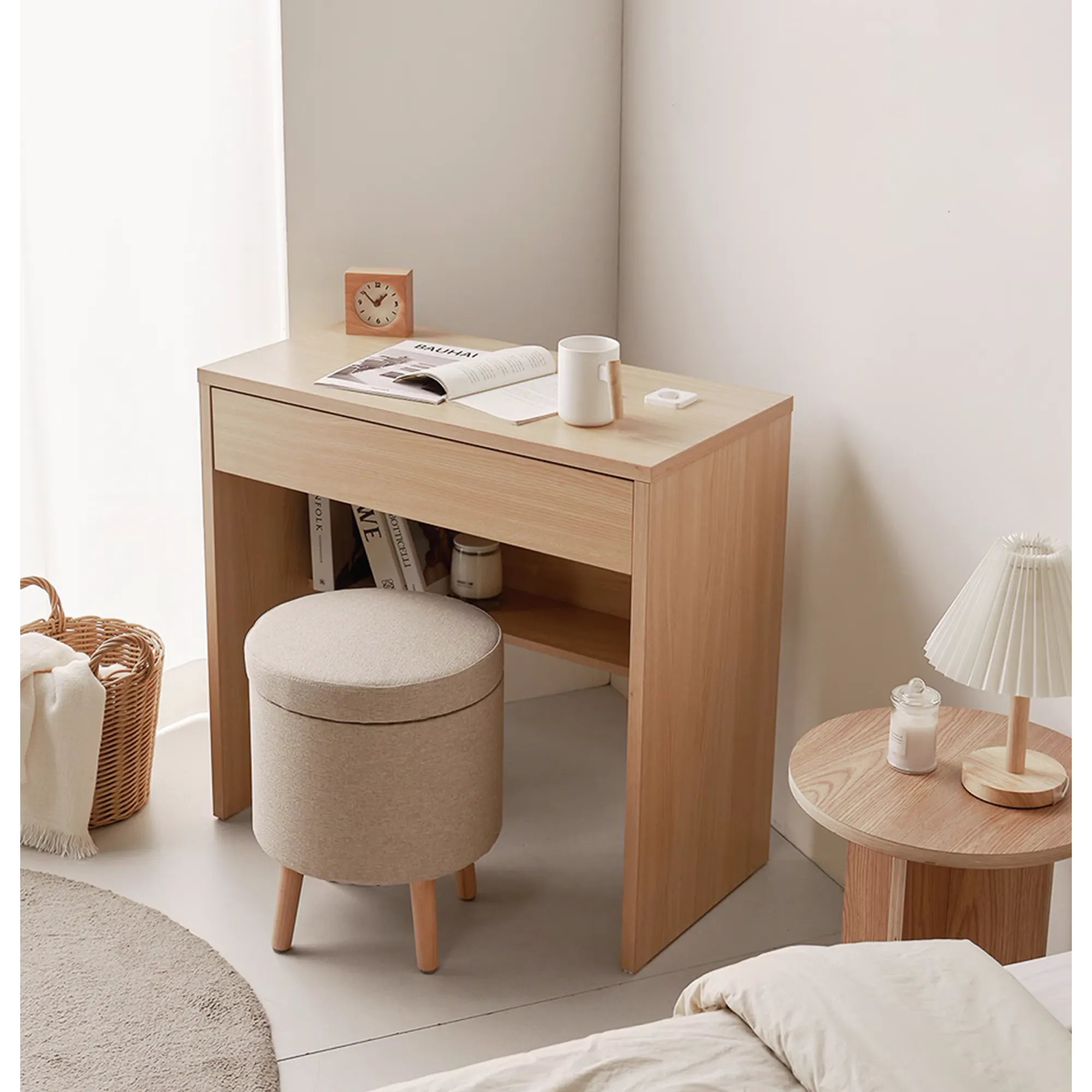 Bonnie Dressing Table 0.8m - White - 11