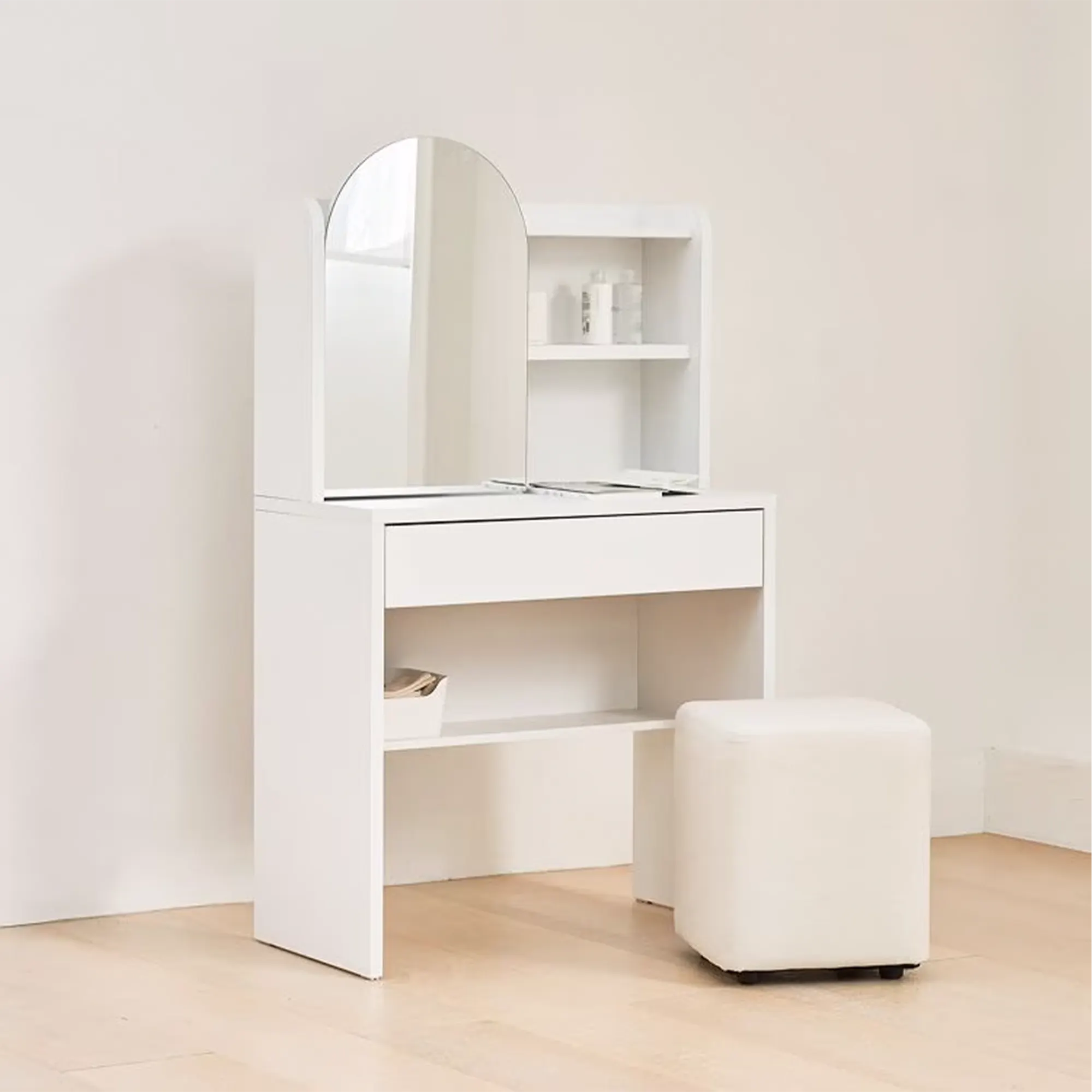 Bonnie Dressing Table 0.8m - White - 25