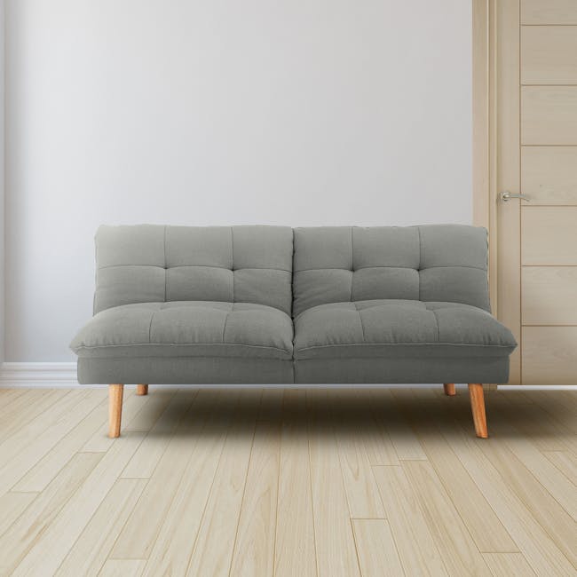 Jen Sofa Bed - Beige (Eco Clean Fabric) - 7