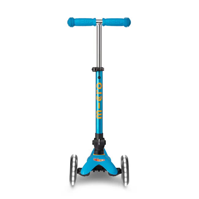 Micro Mini Deluxe Foldable LED Scooter - Ocean Blue (Age 1-5) - 6