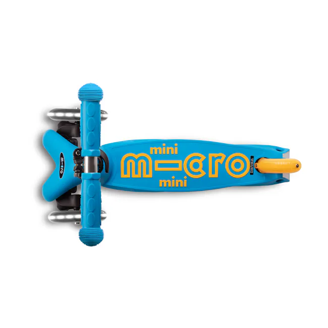 Micro Mini Deluxe Foldable LED Scooter - Ocean Blue (Age 1-5) - 9