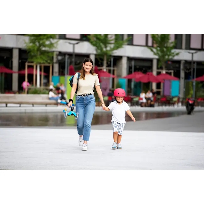 Micro Mini Deluxe Foldable LED Scooter - Ocean Blue (Age 1-5) - 4