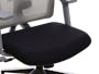 Swivo Table 1.2m - Natural with Damien Mid Back Office Chair - Grey (Waterproof) - 14