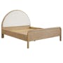 Catania Queen Bed with 2 Catania Bedside Table - 4