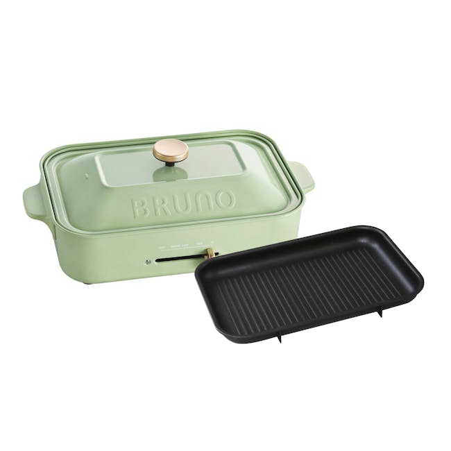 BRUNO Exclusive Bundles - Matcha Green Compact Hotplate + Attachments (4 Options) - 3