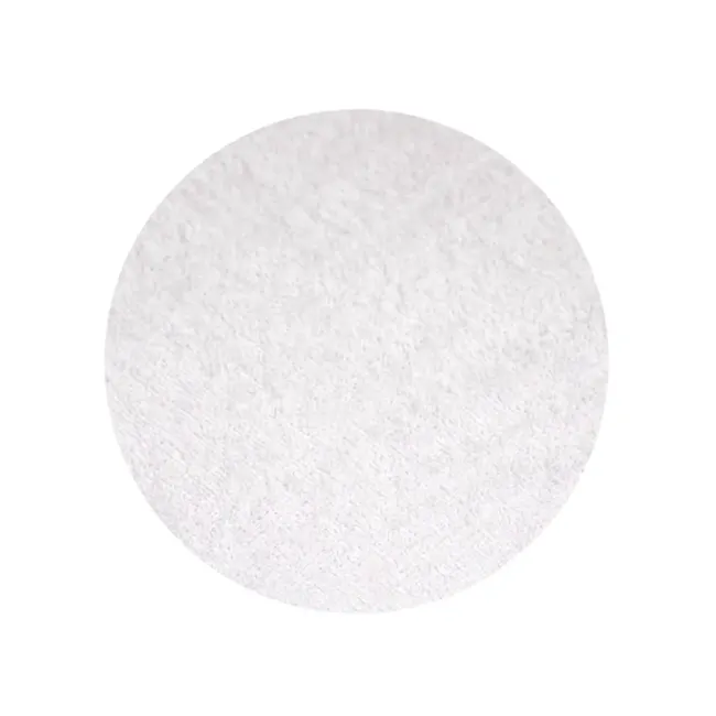 Childhome House Bed Frame Mattress Protector 140x70 cm - 2 - White textured surface, circular shape, fine grain, soft