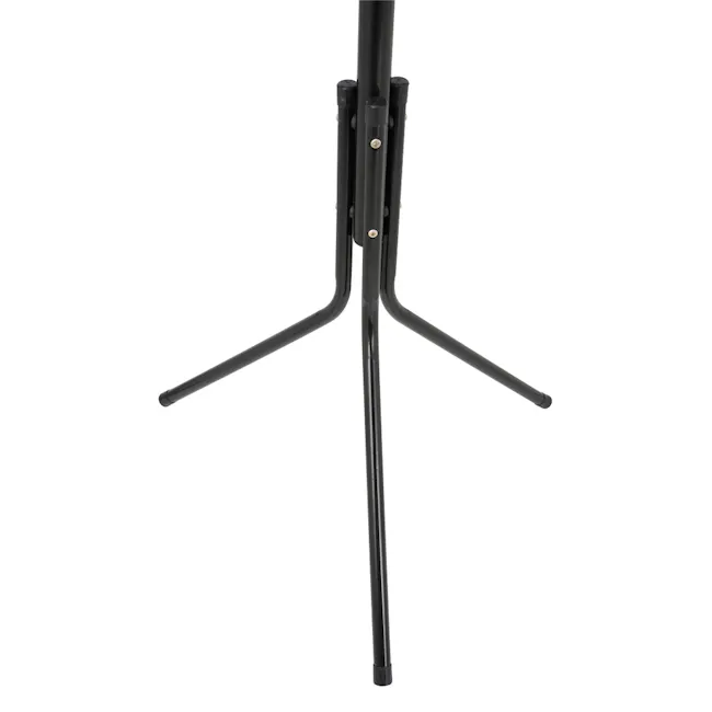 Hollie Multipurpose Rack - Black - 6 - Black tripod stand, sturdy metal frame, adjustable height, telescoping legs
