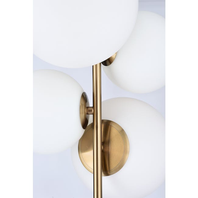 Lyka Marble Floor Lamp - White - 8