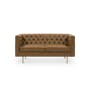 Cadencia 2 Seater Sofa - Tan (Faux Leather) - 0