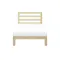 Katana Single Wooden Headboard Bed