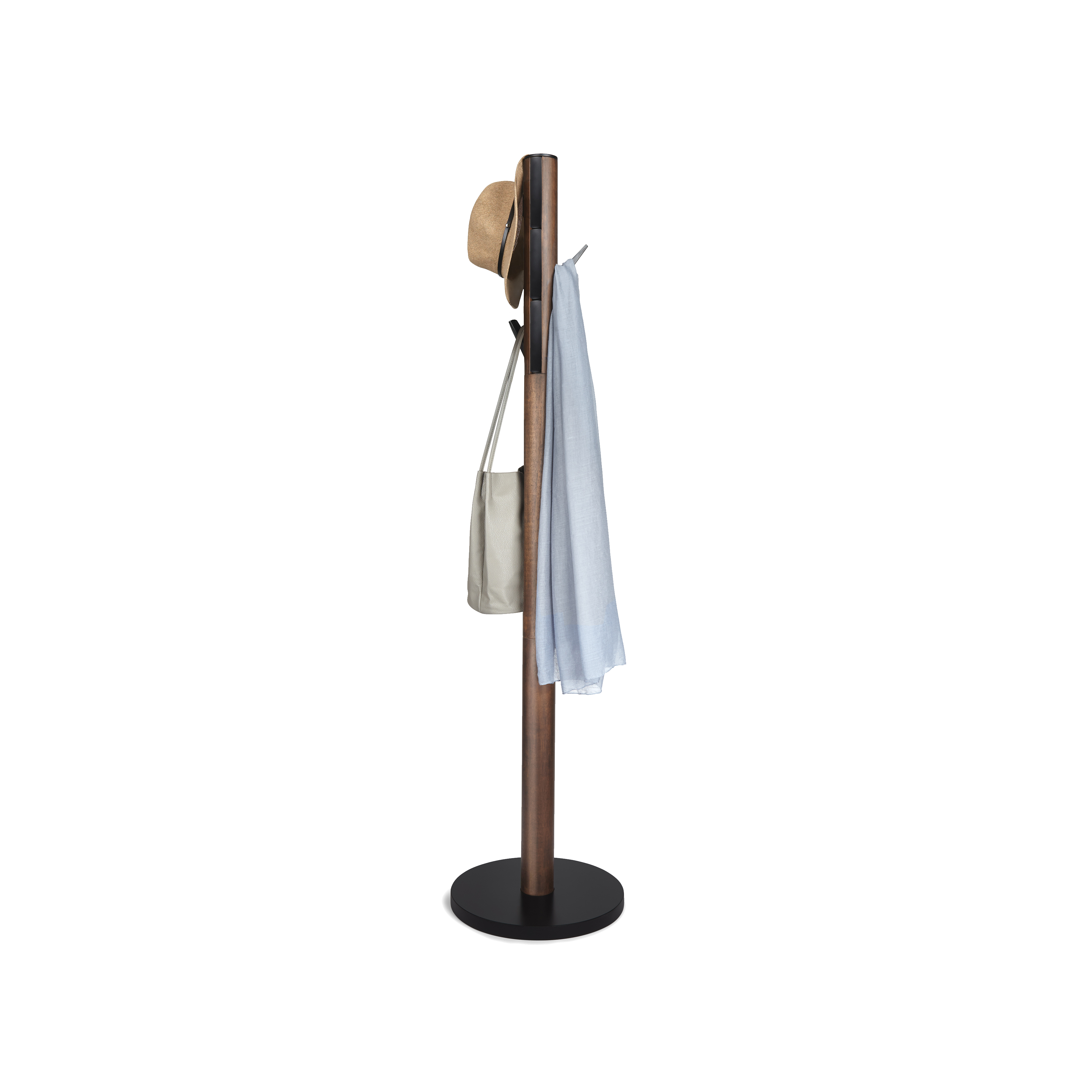 Flapper Coat Rack - Black, Walnut, Umbra Home Accents | HipVan