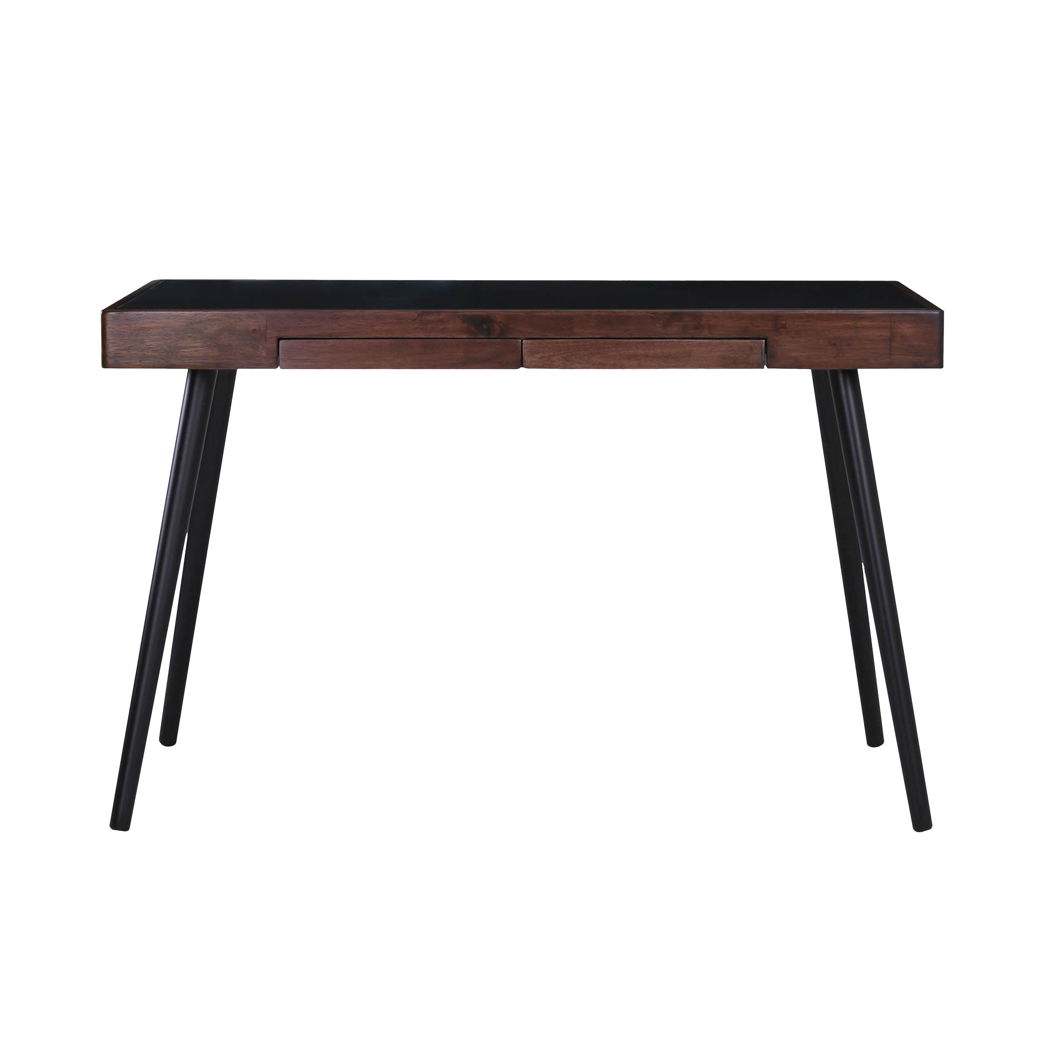 Reth Study Table 1.2m - Black, Walnut