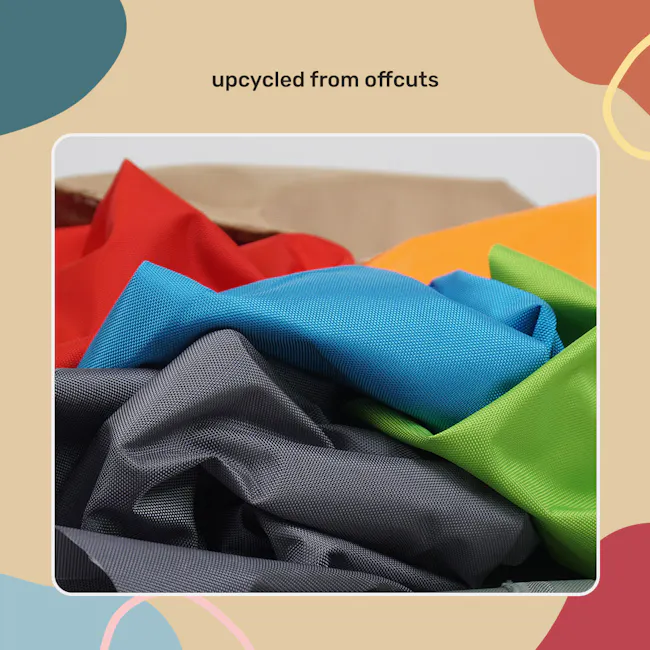 Doob The Rainbow Plopsta' Zero-waste Bean Bag (Water Repellent) - 8