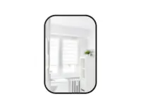 Hub Rectangle Mirror - Black
