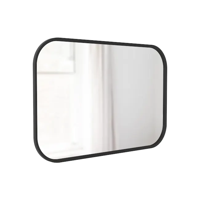 Hub Rectangle Mirror - Black - 4