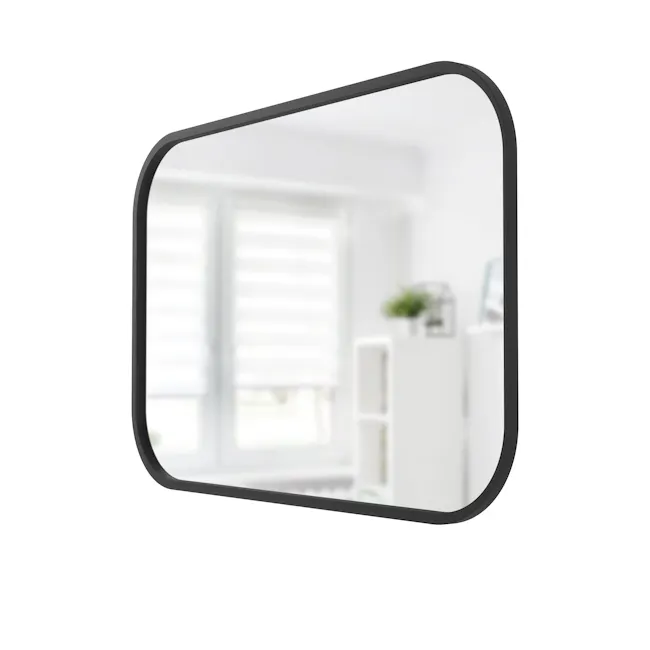 Hub Rectangle Mirror - Black - 6
