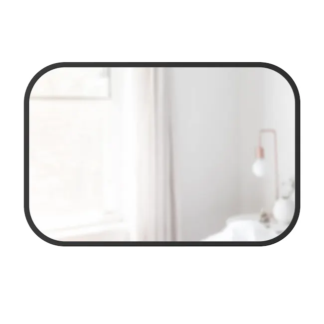 Hub Rectangle Mirror - Black - 5