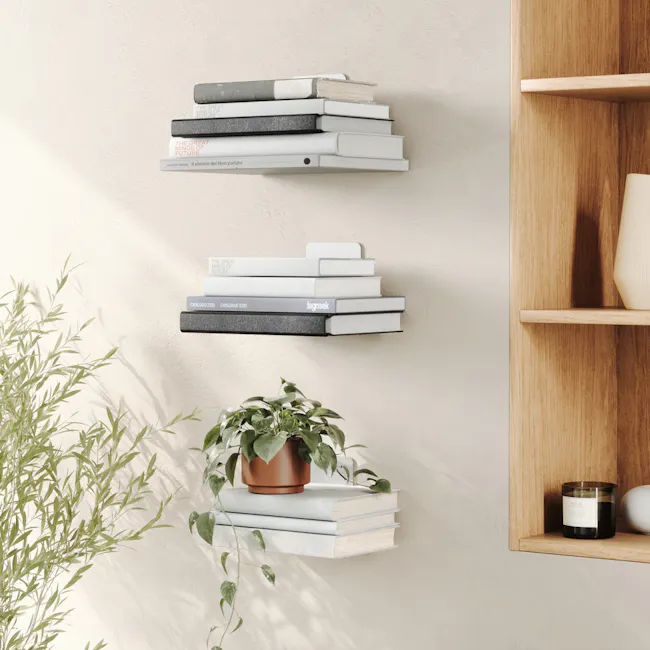 Conceal Wall Shelf - Silver (2 Sizes) - 16