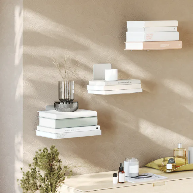 Conceal Wall Shelf - Silver (2 Sizes) - 12