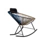 Acapulco Rocking Chair - Taupe, Black, Blue Mix - 4