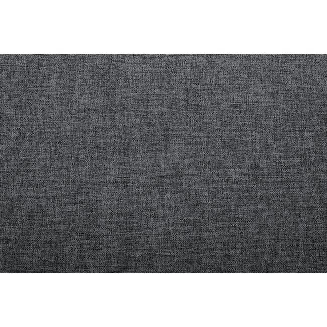 Nolan L-Shaped Sofa - Carbon (Fabric) - 7
