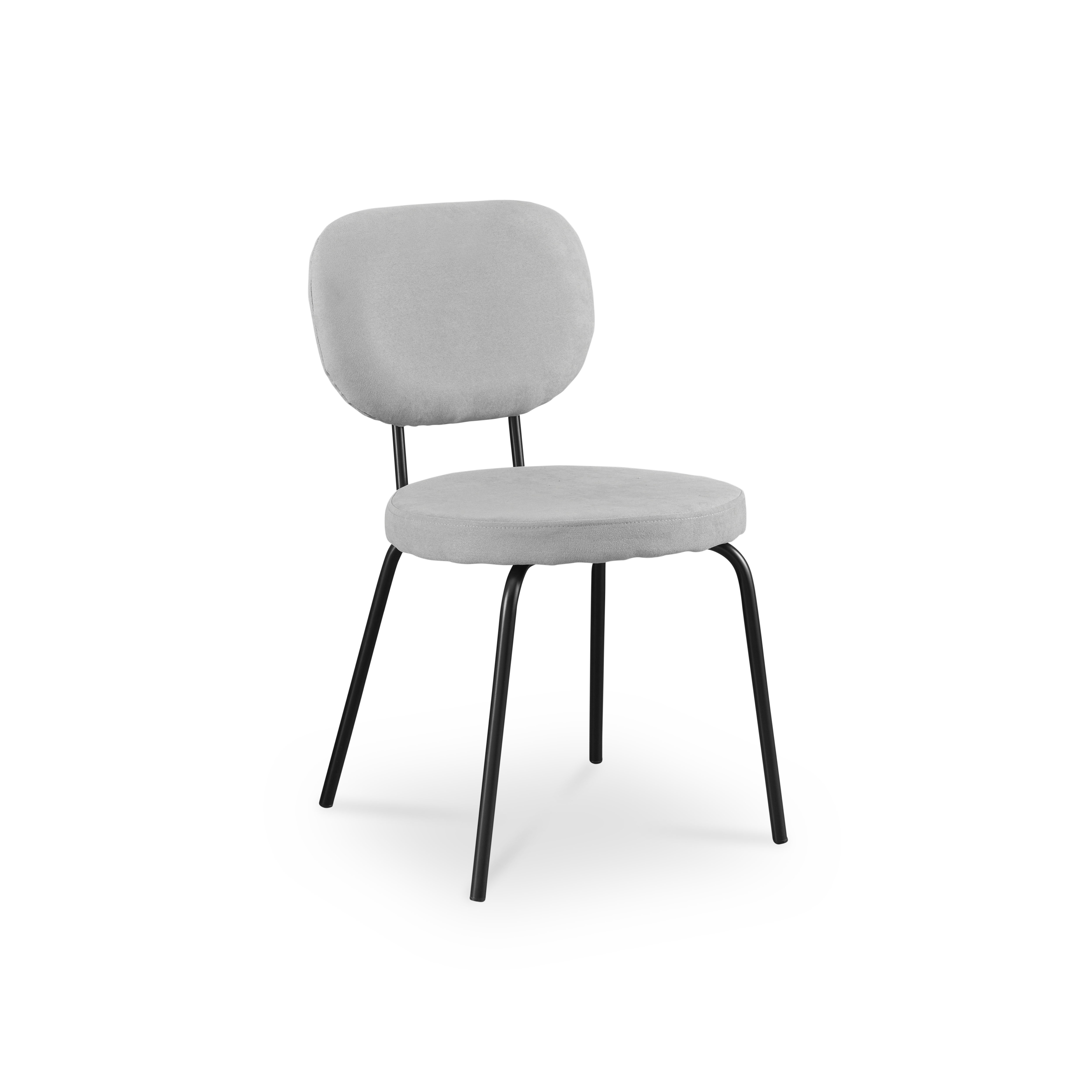Casper Dining Chair - Black, Pave Grey
