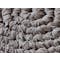 Crochet Woven Round Rug 0.8m - Grey - 1