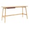 Morey Study Table 1.4m - Natural, Penny Brown