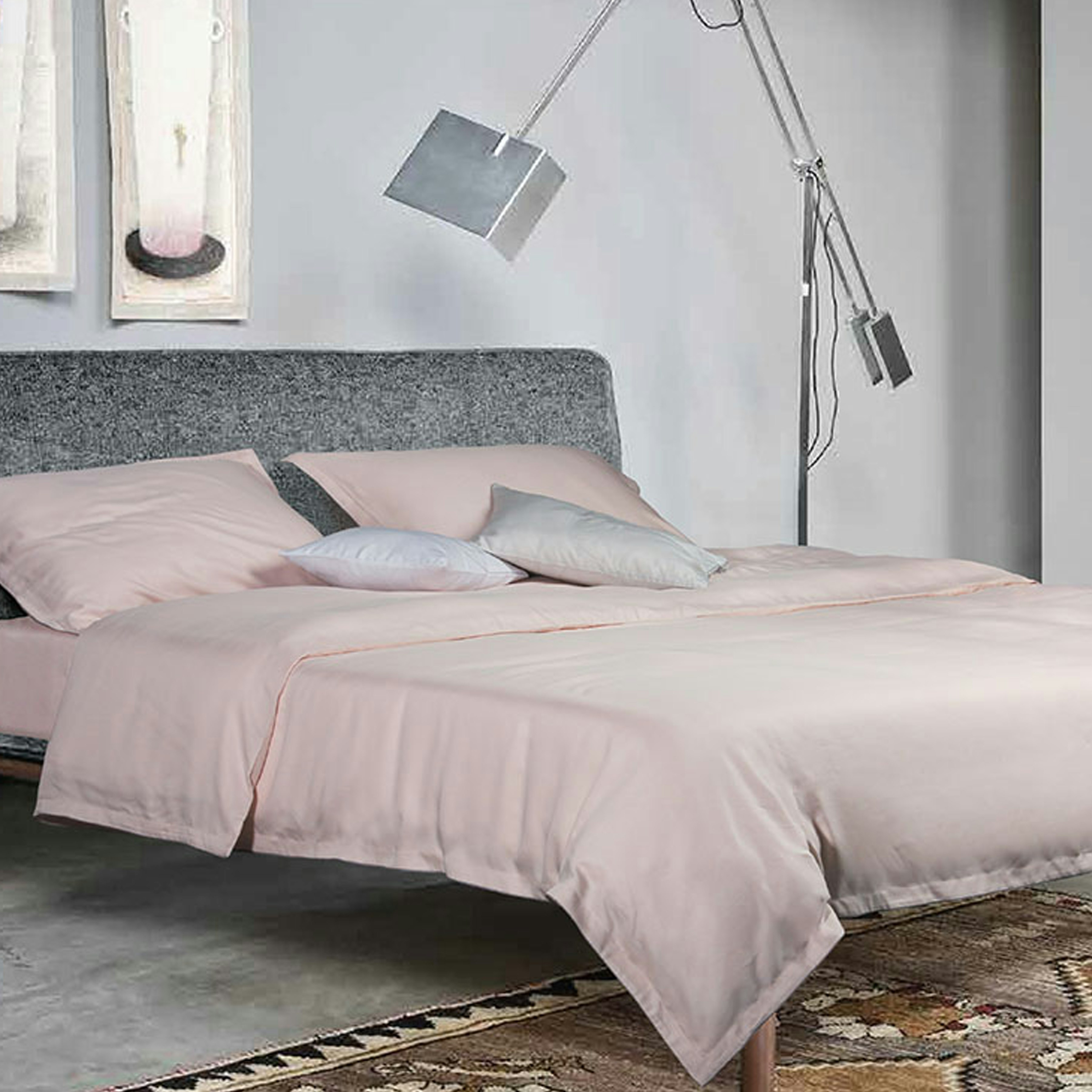 Bellami Monti JOSEPH Solid Charcoal Tencel King Full Bedding Set