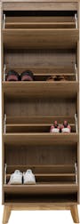 Herschel Tall Shoe Cabinet - Natural - 3