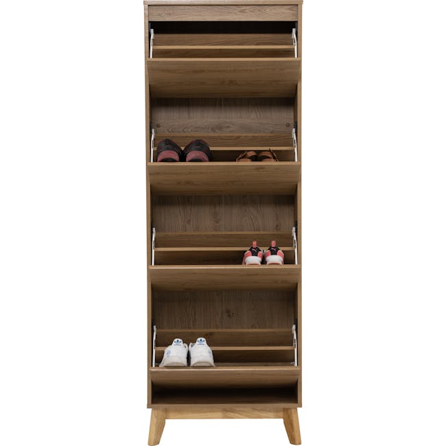 Herschel Tall Shoe Cabinet - Natural - 3