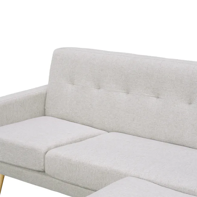 Cali L-Shaped Sofa - Oak, Sand - 16