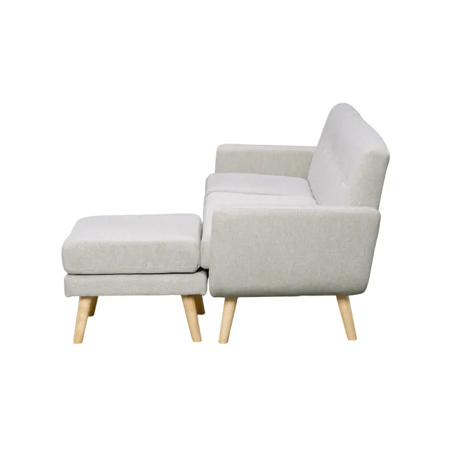 Cali L-Shaped Sofa - Oak, Sand - 11