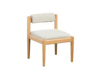 Niel Chair - Oak, Gravel White