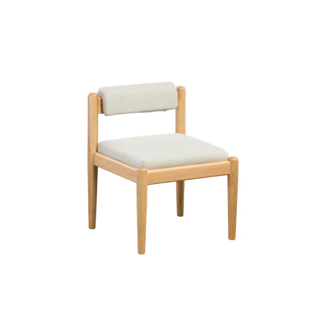 Adelyn Dining Table 1.6m (Sintered Stone) with 4 Niel Chairs in Oak - 43
