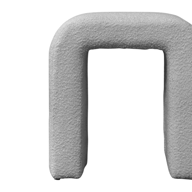 Genie Stool - Grey Boucle - 5