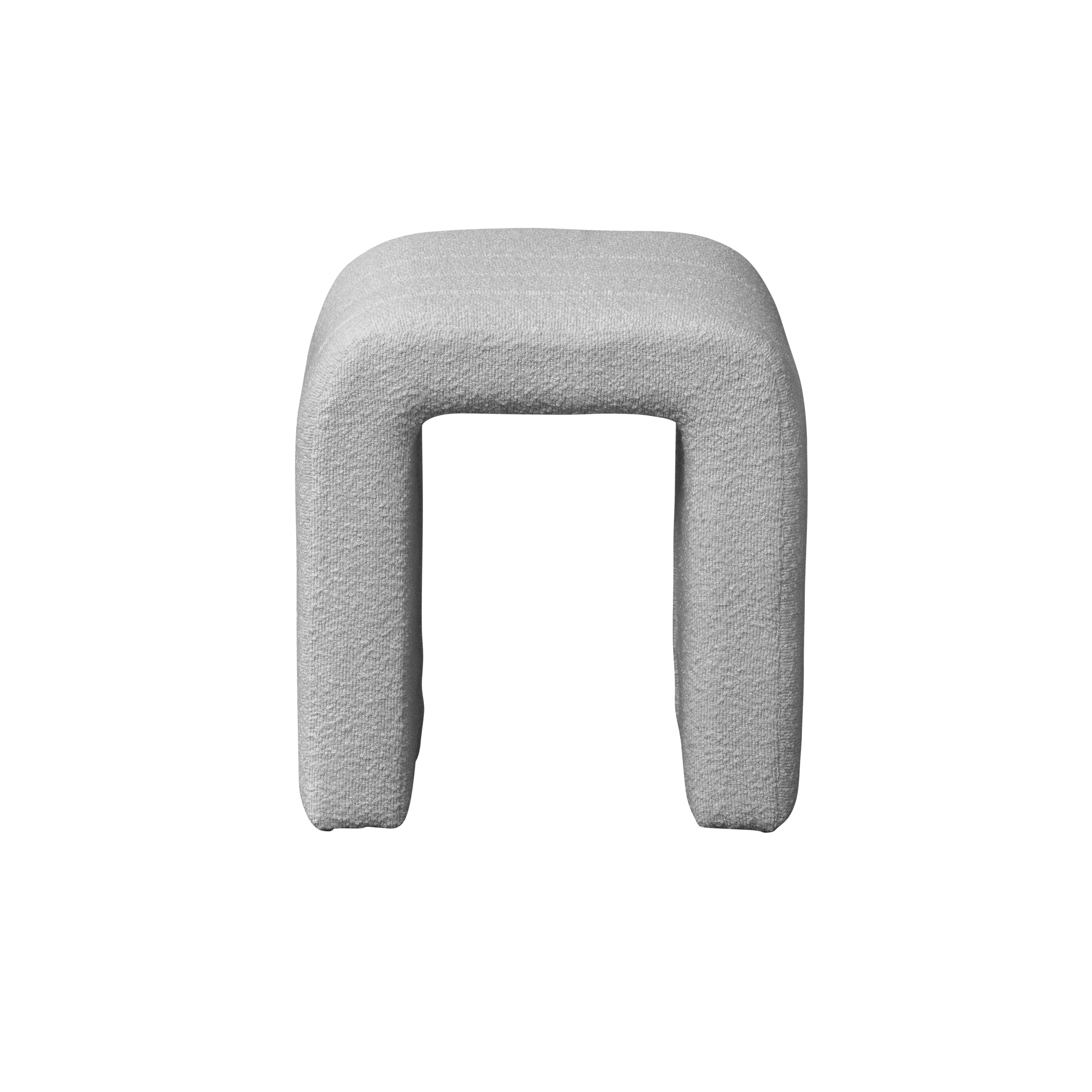 Genie Stool - Grey Boucle