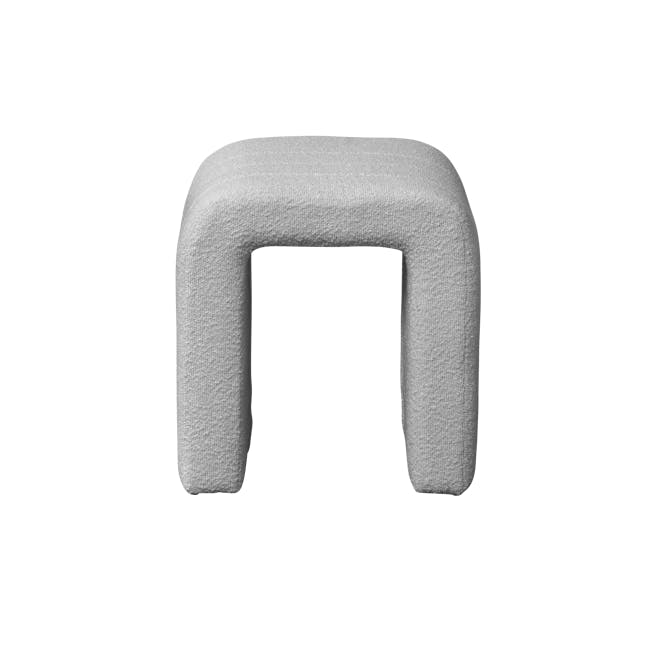 Genie Stool - Grey Boucle - 1