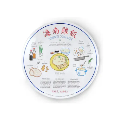 Recipe Plate - Chicken Rice