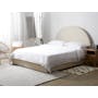Aspen King Storage Bed in Acru with 2 Leland Twin Drawer Bedside Tables - 2