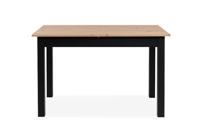 Jonah Extendable Dining Table 1.2m-1.6m - Black, Oak - 4