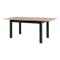 Jonah Extendable Dining Table 1.2m-1.4m - Black, Oak