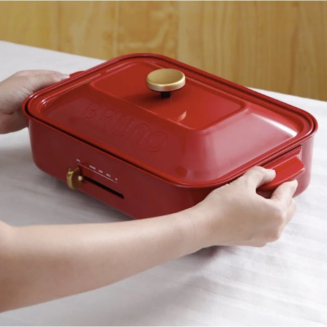 BRUNO Compact Hotplate - Red - 5
