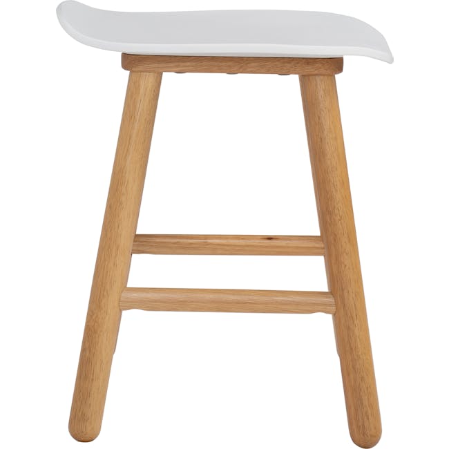 Kaito Stool - Natural, White - 3