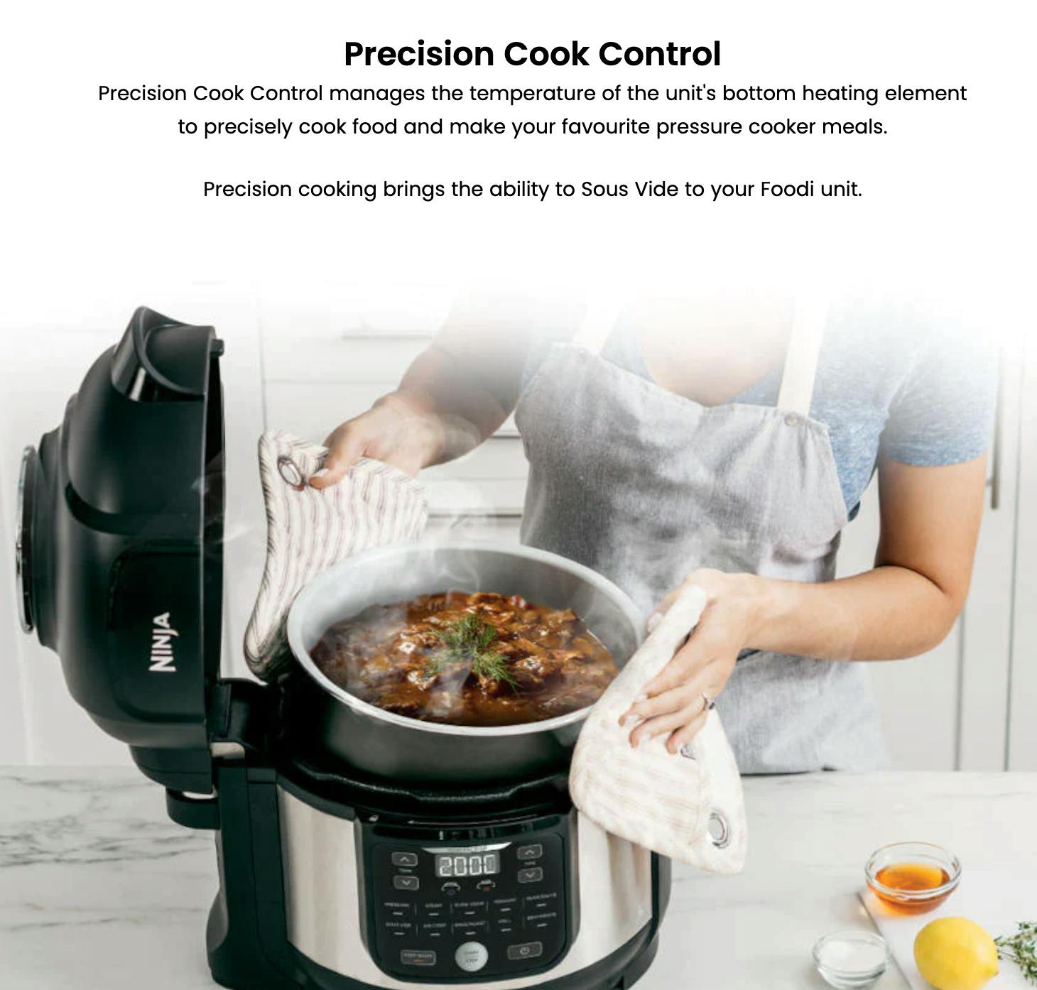 Ninja - Foodi 11-in-1 6.5-qt Pro Pressure Cooker + Air Fryer with Stainless  f