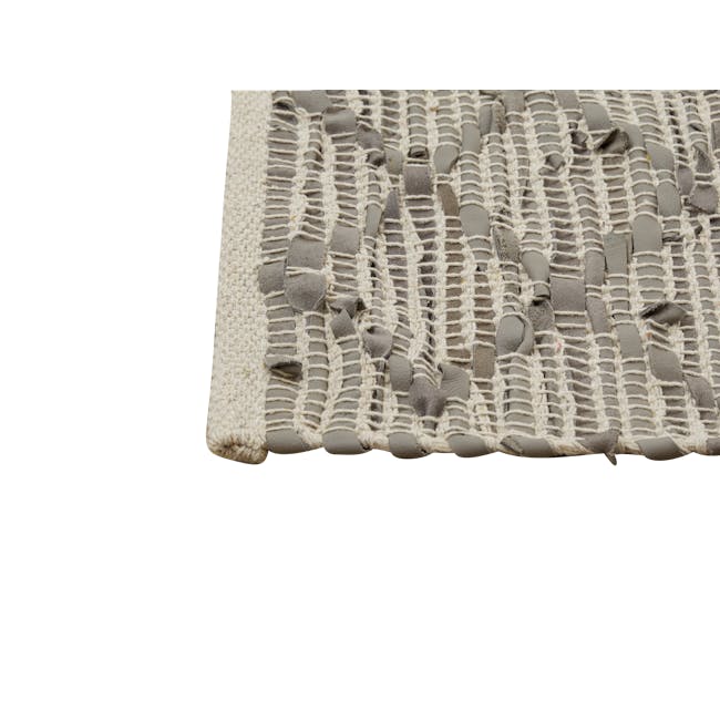 Alady Textured Rug - Silver (2 Sizes) - 4