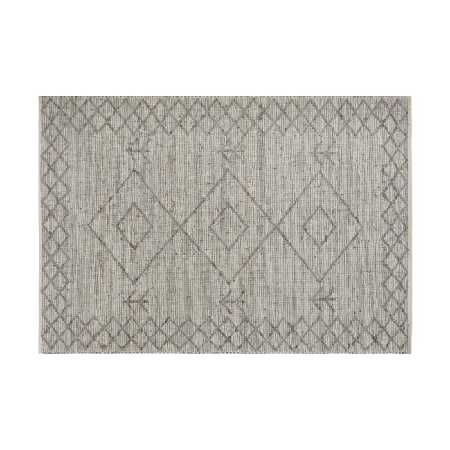 Alady Textured Rug - Silver (2 Sizes) - 0