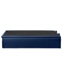 ESSENTIALS Super Single Storage Bed - Navy Blue (Faux Leather) - 6